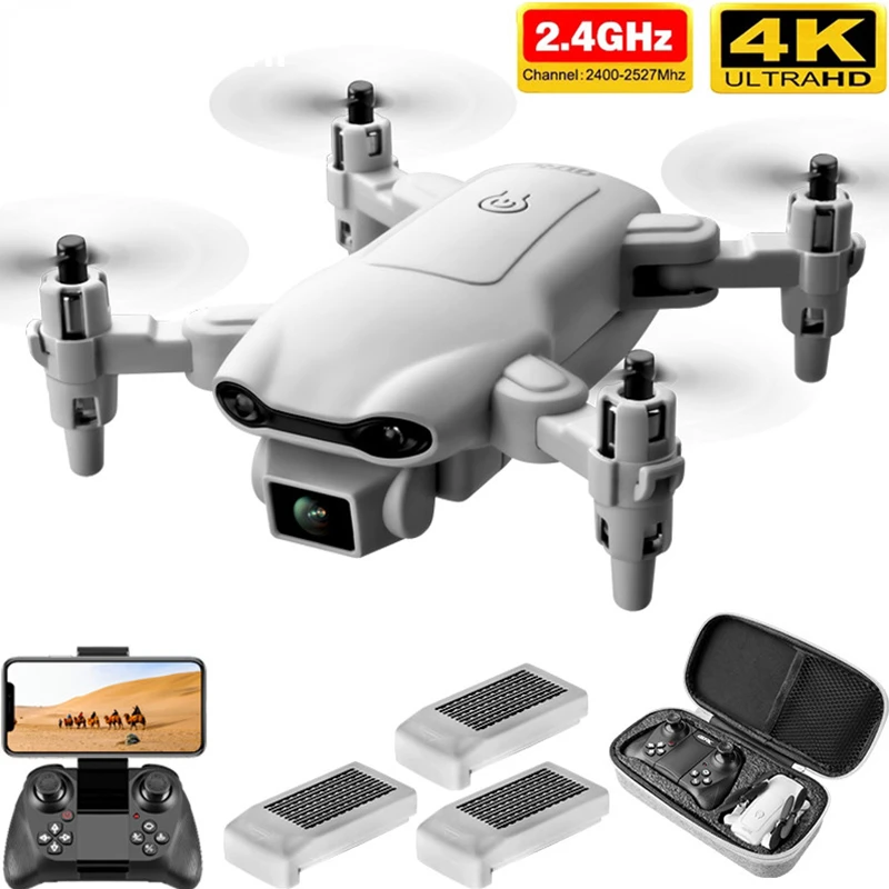 Mini Drone 4k Dual Camera HD Wide Angle Camera 1080P WIFI FPV Aerial Photography Helicopter Foldable Quadcopter Dron Toys