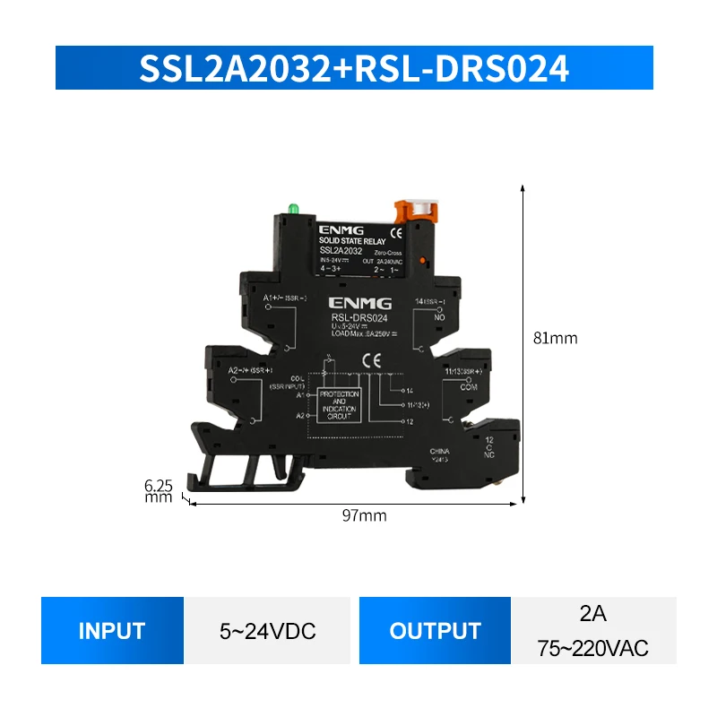 

ENMG RSL-DRS024 Твердотельное реле