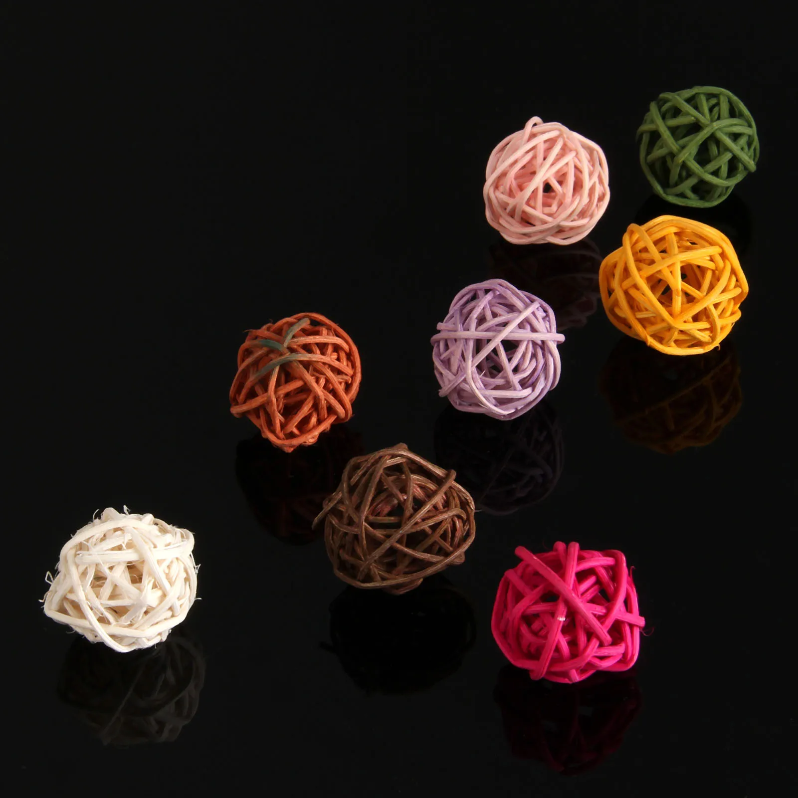 10 шт Красочные ротанговая Пальма клубок строка Гостиная светильник Фея лампы