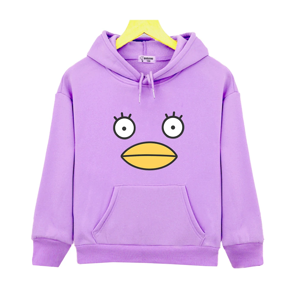 

Kids pink sweatshirt for teen girls Kawaii Graphic Elizabeth Gintama Duck Pullover Hoodies Baby Boys Clothes Children's Costume