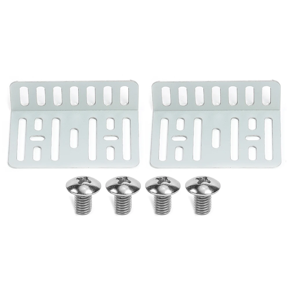 

Universal Mounting Holder Bracket 2 Din Car Radio DVD CD Installation Kit Installation Kit 2 Bracket 4 Screw Installation Tools