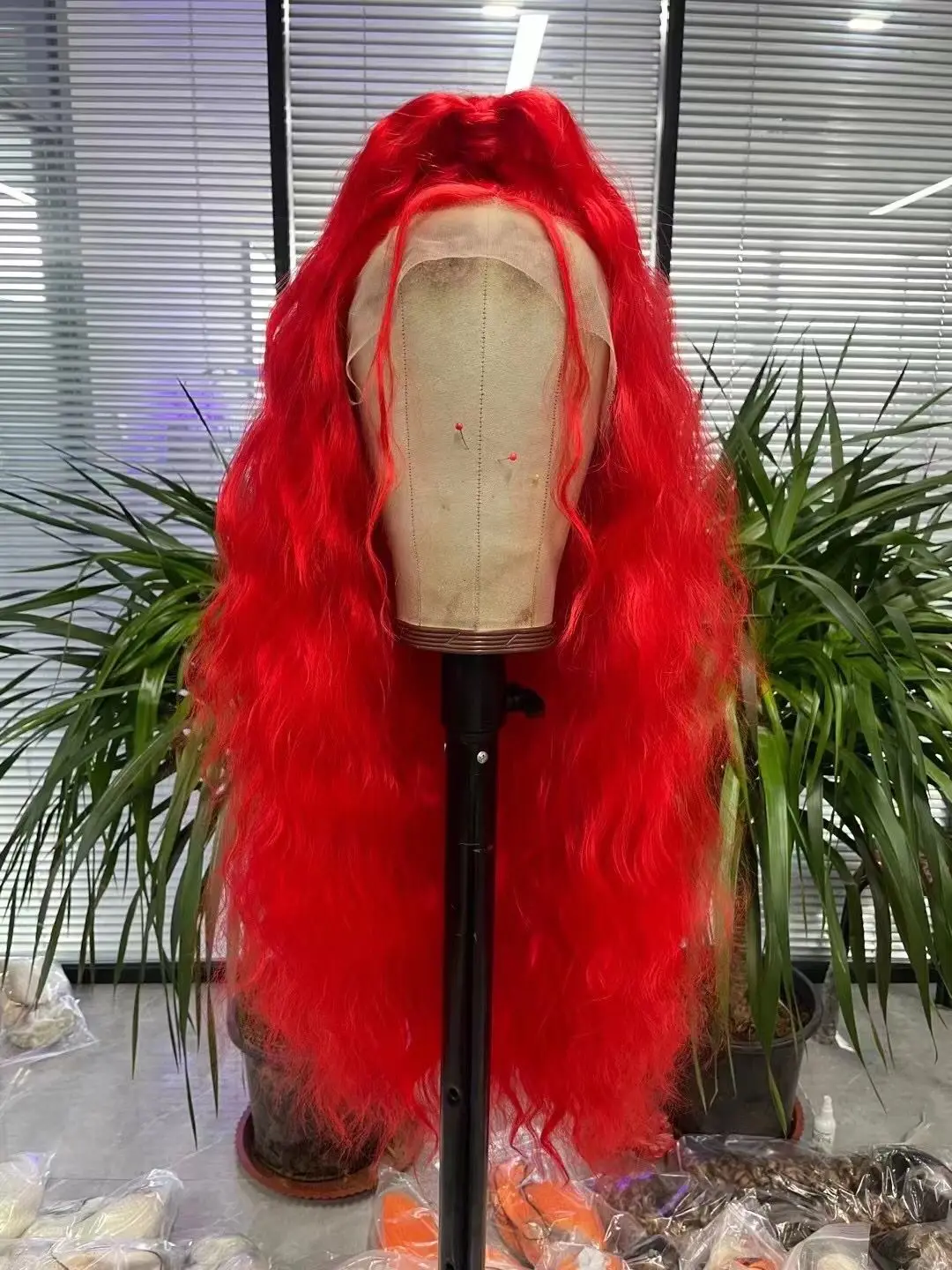 

28 Inch Synthetic Hair Lace Front Wig For Women Daily Lolita Cosplay Lace Wigs Natural Hairline High Temperature Lace Wigs