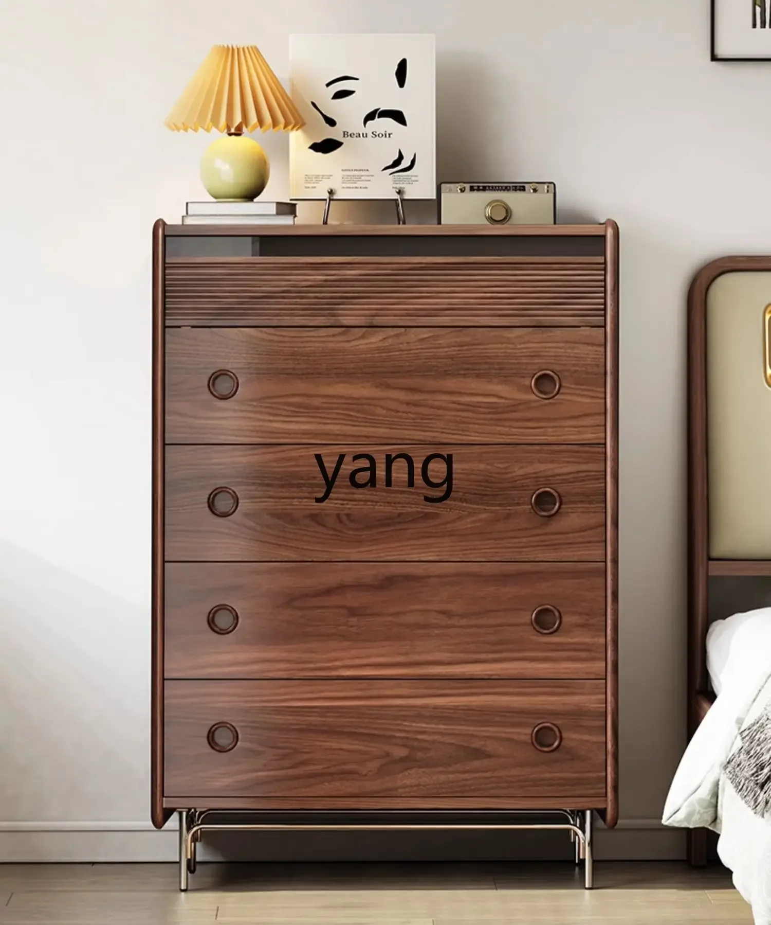 Комод xyy шкаф для хранения ящиков спальни гостиной полный с шестью ведрами из