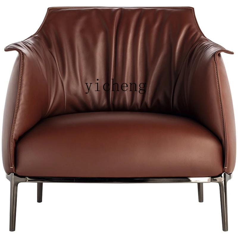 

ZM Designer Model Chair Full Leather Lazy Leisure Couch