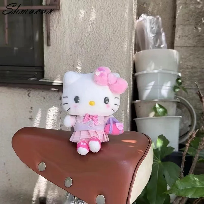 Милый плюшевый брелок Hellokitty Kawaii аниме Kt подвеска на Рюкзак мягкий мультяшный