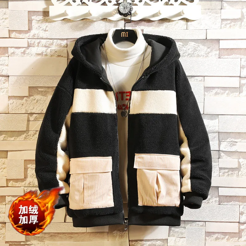 

Зимняя флисовая куртка с капюшоном