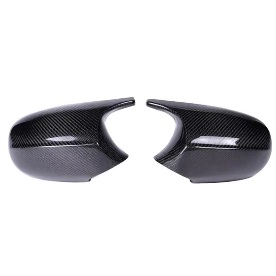 

1pair For BMW 1 3 series E87 E81 E82 E90 E91 E92 E93 Rear View Side Case Trim ABS Carbon Fiber Style Car Rearview Mirror Cover