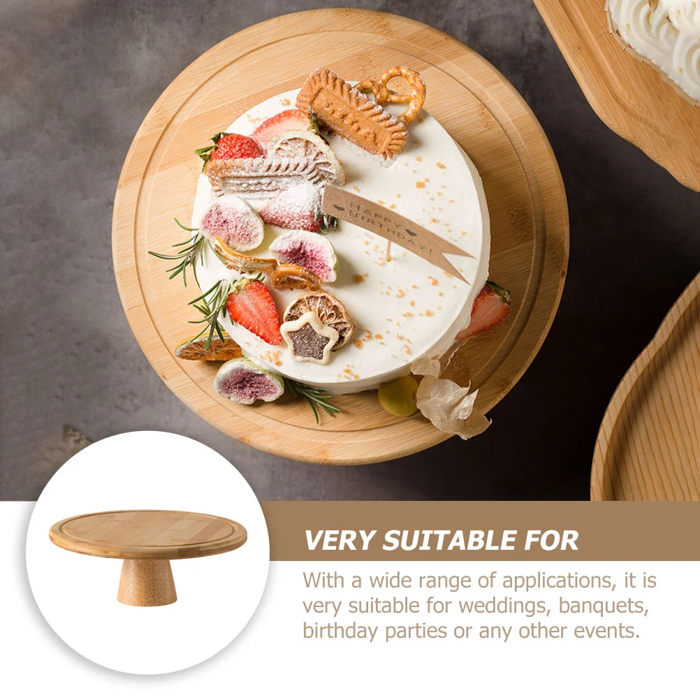 Деревянный поднос для торта декор дизайн декоративная подставка держатель