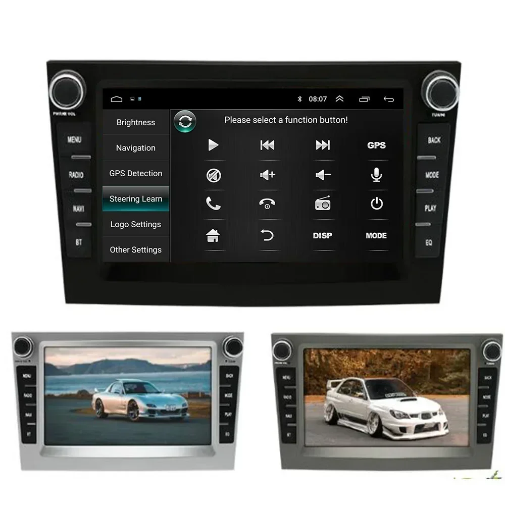 Автомобильный радиоприемник 2 din Android 13 8G 128G с экраном для Opel Vauxhall Astra Antara Meriva Vivaro