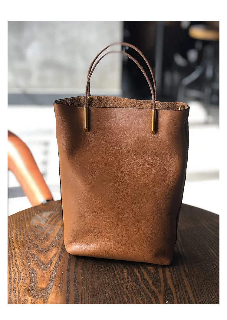 

Genuine Leather Women New Retro Nature Soft Cowhide Handbag Versatile Composite Bag Shoulder Bags