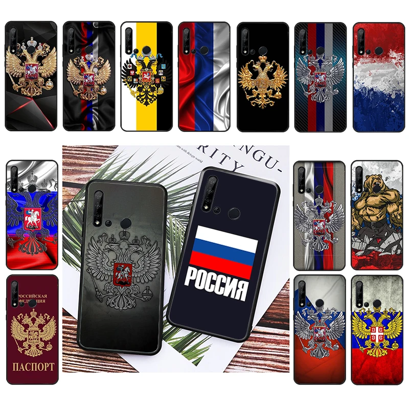 

Russia Russian Flags Emblem Phone Case For Huawei P50 Pro P30 P40 Lite P40Pro P20 lite P10 Plus Mate 20 Pro Mate20 X