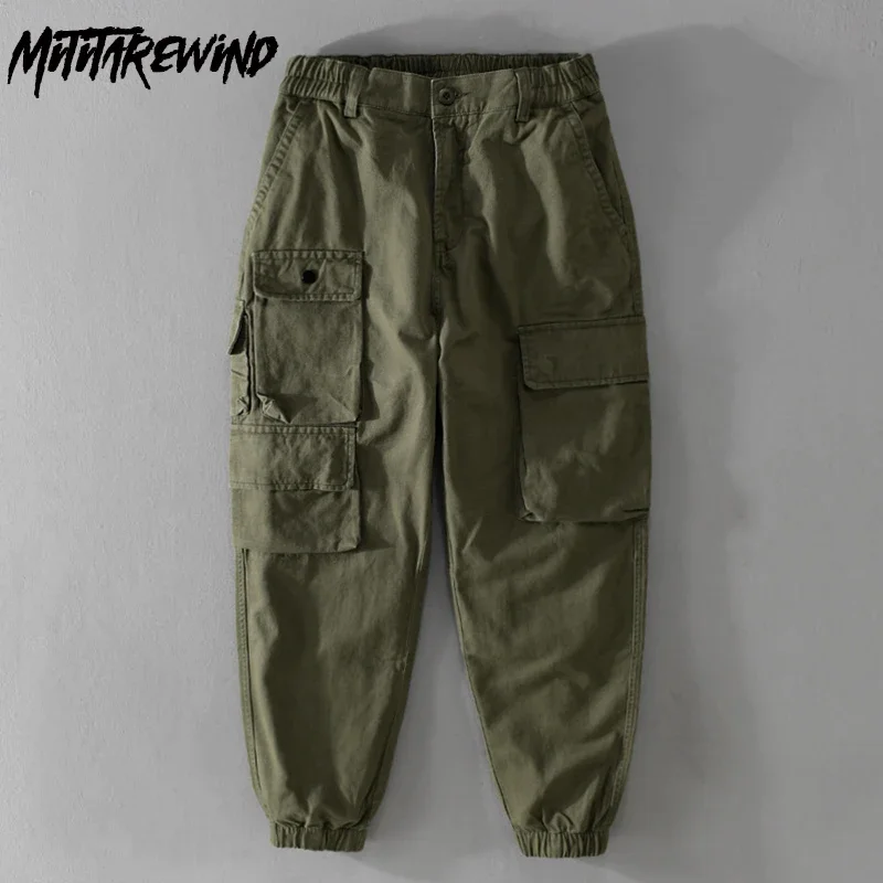 Весенне-осенние мужские брюки уличная одежда винтажные американские ретро