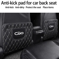 car seat anti kick pad protection pad car decor for renault clio leather custom car seat cover set luxury car accessories