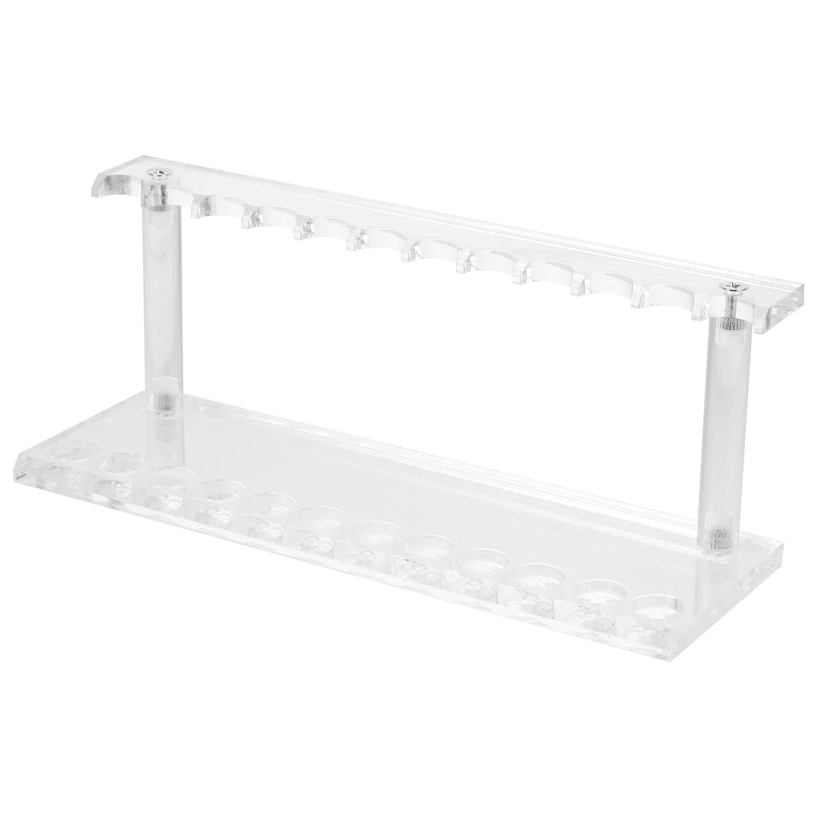 

Utensil Holder Spoon Display Racks Acrylic Horizontal Pen Containers Makeup Brush Stands
