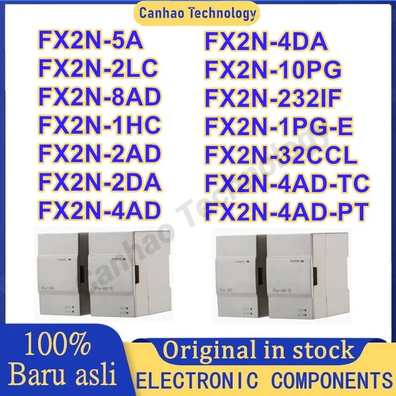 FX2N-5A FX2N-2LC FX2N-8AD FX2N-1HC FX2N-2AD FX2N-2DA FX2N-4AD FX2N-4DA FX2N-10PG FX2N-232IF FX2N-1PG-E FX2N-32CCL FX2N-4AD-TC PT
