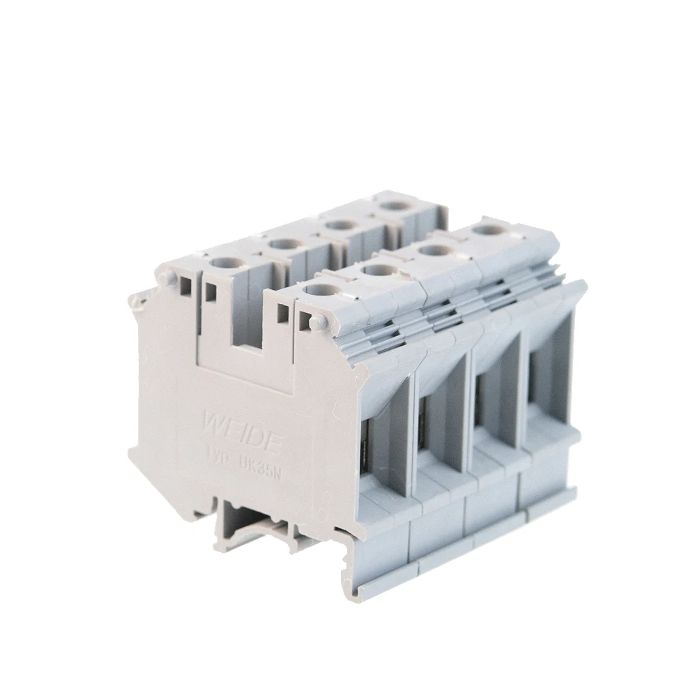 Din Rail Terminal Blocks 10Pcs UIK-35 Universal Class Connector Screw Connection Terminal Blocks UIK35 Wire Conductor