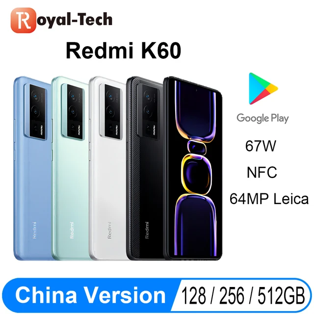 Original Xiaomi Redmi K60 5G Smartphone Snapdragon 8+ 6.67 1