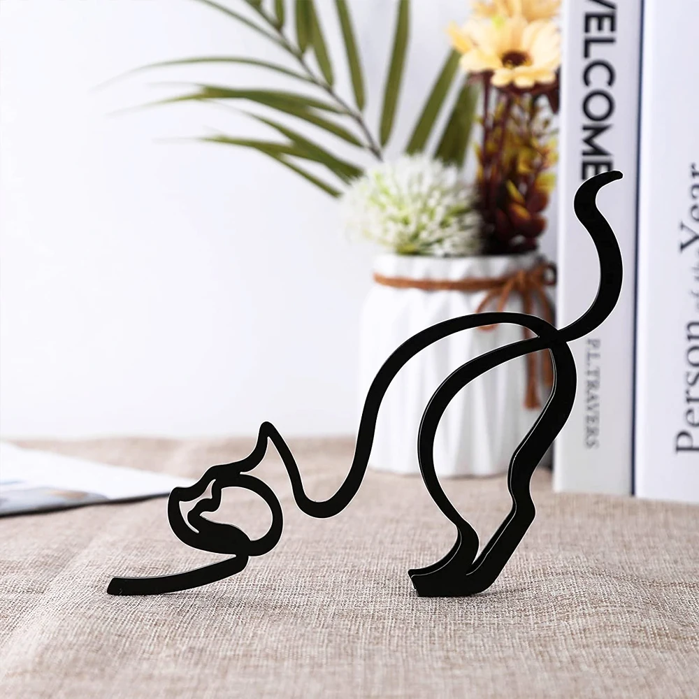 Художественная Скульптура для собаки железные украшения в виде животных