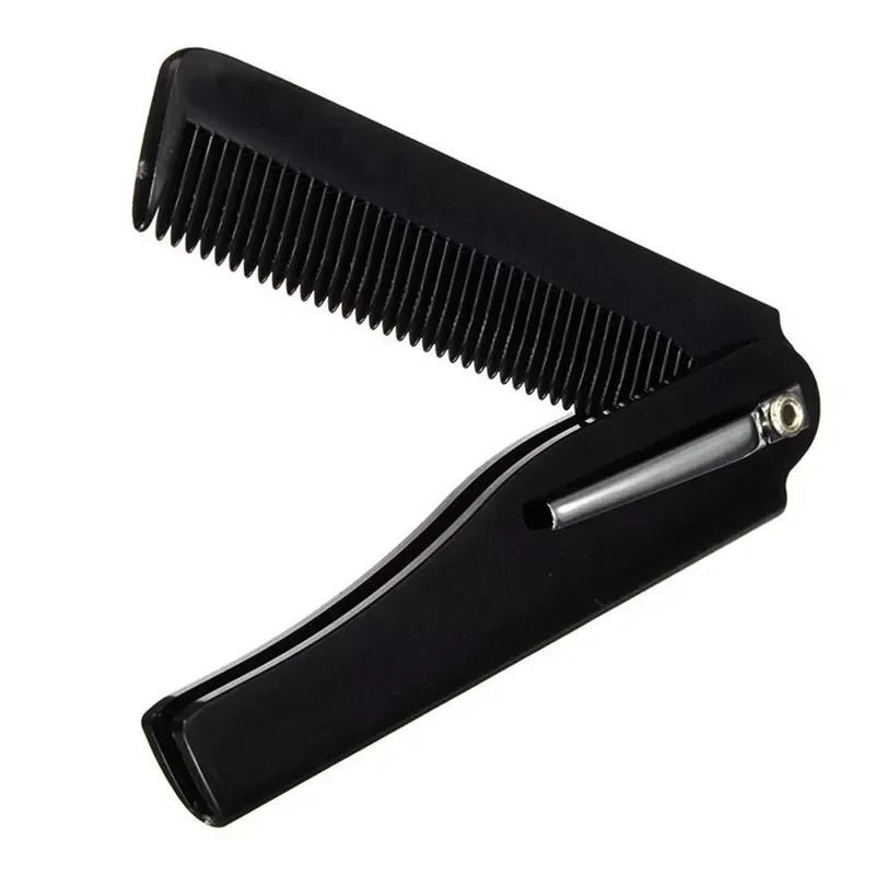 

1 Pcs Mens Womens Beauty Handmade Folding Pocket Clip Hair Moustache Beard Comb Shaping Carding Tools Dropshiping Wholesale