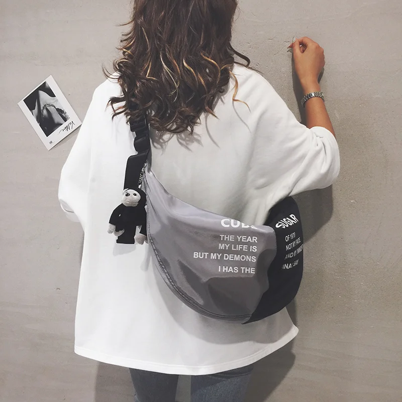 

2021 mulheres ombro saco do mensageiro à prova dnylon água náilon moda crossbody bolsa bolsas de viagem grande capacidade