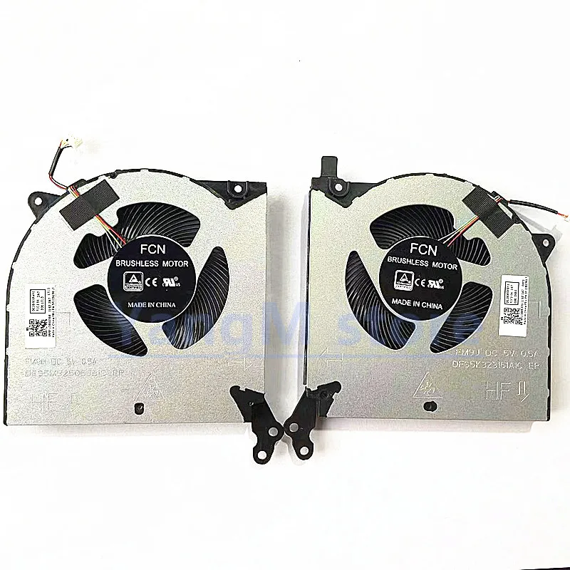 Новый охлаждающий вентилятор для Lenovo Y7000 R7000 Legion 5i 2020 FM9H DC 5 В 0 А DFS5M 325063 B1C DFS5K 323161