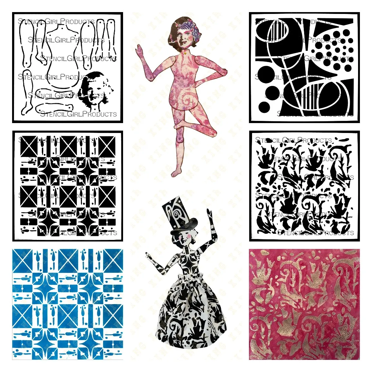 

Diy metal cutting stencil paper doll stencil diary scrapbooking easter craft engraving making stencil 2023 arrival new hot