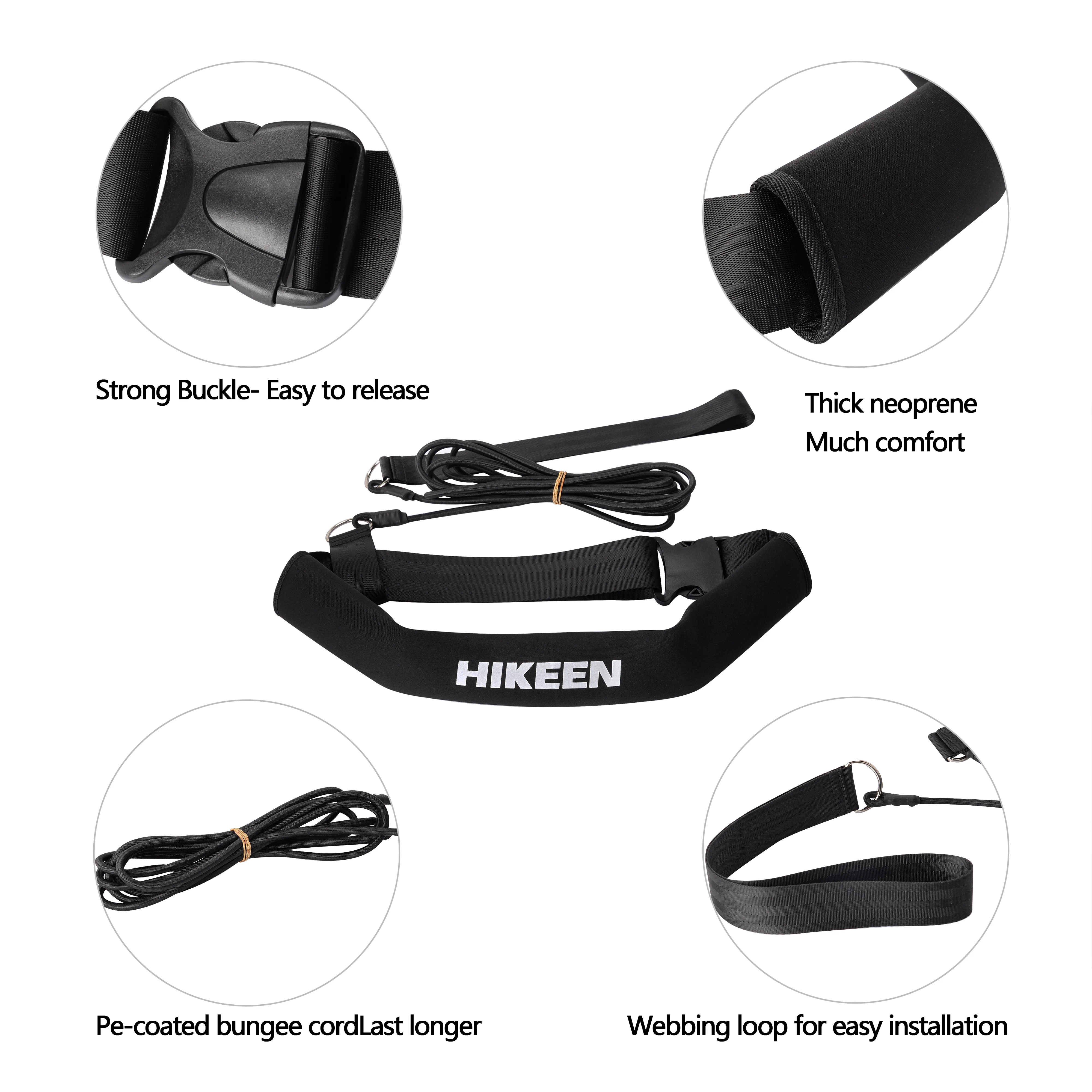 Регулируемый аксессуар для плавания эластичный резиновый ремень 4 м детей