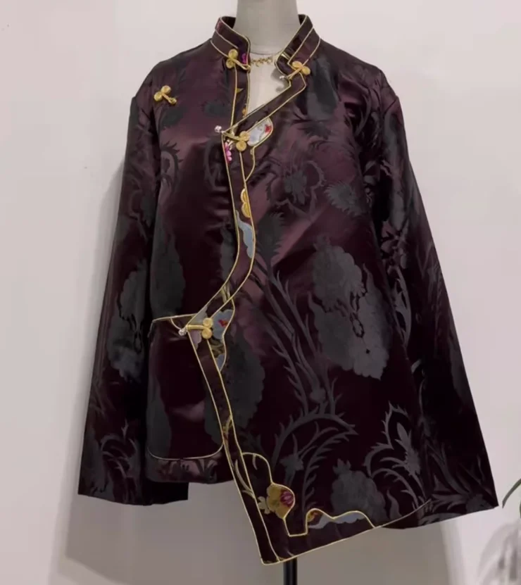 Пальто с пряжкой китайского сицзана тибетская одежда в национальном стиле