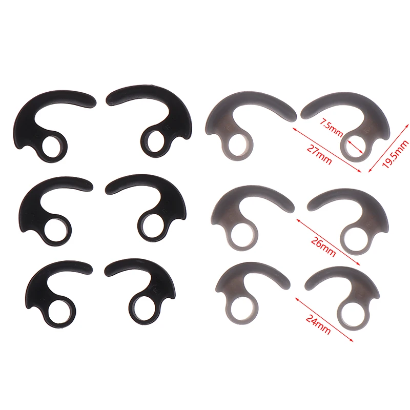 3pairs Soft Silicone Ear Pads Eartips Earphone Silicone case Ear Hook In-ear Earbuds for Sony MDR-XB50BS sp600n sp700n Ear tips
