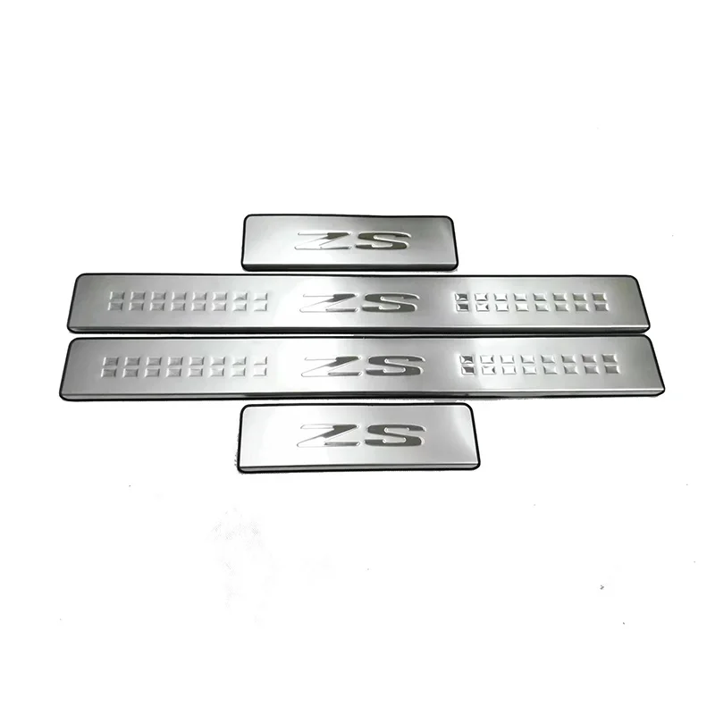 

Автомобильные аксессуары для Mg Zs протектор порога двери 2018 2021 накладка из нержавеющей стали педаль отделка авто стикер Стайлинг 2019 2020