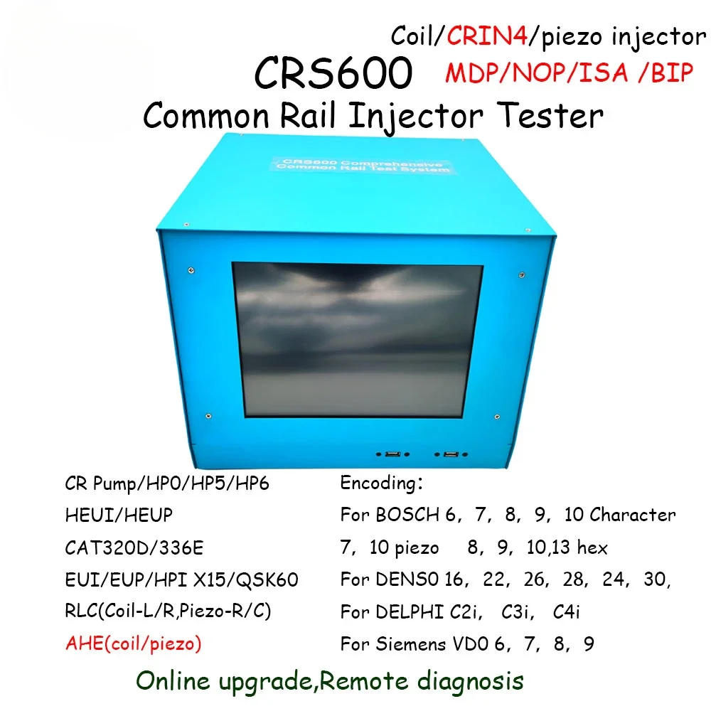 CRS600 Дизельный инжектор Common Rail Тест Топливный насос EUI EUP HEUI HEUP AHE Динамический