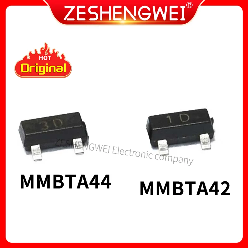 

50PCS 100% NEW MMBTA44 3D MMBTA42 1D SOT23 In Stock