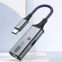 aux type c to 3 5 mm and charger headphone 2 in 1 audio usb c cable adapter two in one typec 3 5 transfer cable