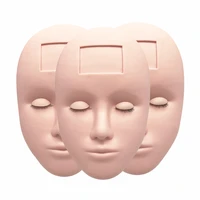upgrade silicon mannequin head for eyelashes training removable eyelids mannequin head for wig hair make up practice tool