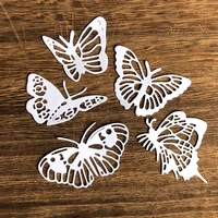 4pcs flying butterfly metal cutting dies stencils for diy scrapbooking decorative embossing diy paper cards