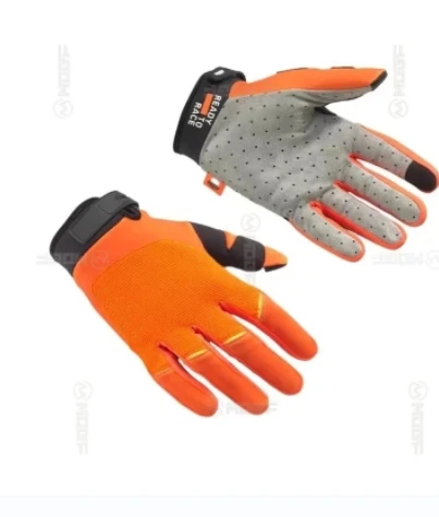Мотоциклетные Перчатки для сенсорных экранов оранжевые/черные мотоциклетные