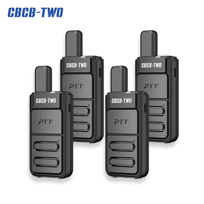 CBCBTWO 4 шт. мини-рация 17 мм ультратонкая двусторонняя радиостанция дальнего