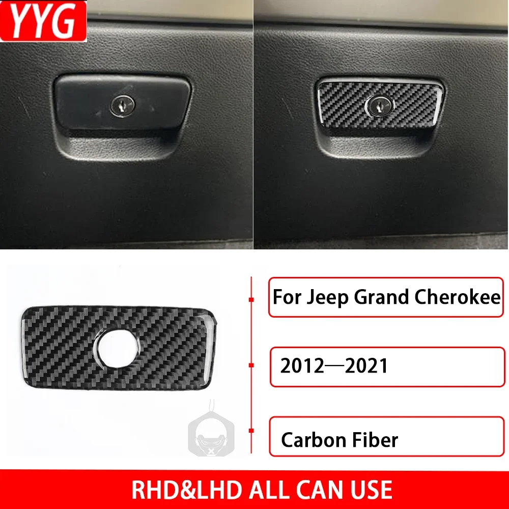 Для Jeep Grand Cherokee 2012–2021 автомобильные аксессуары из настоящего углеродного