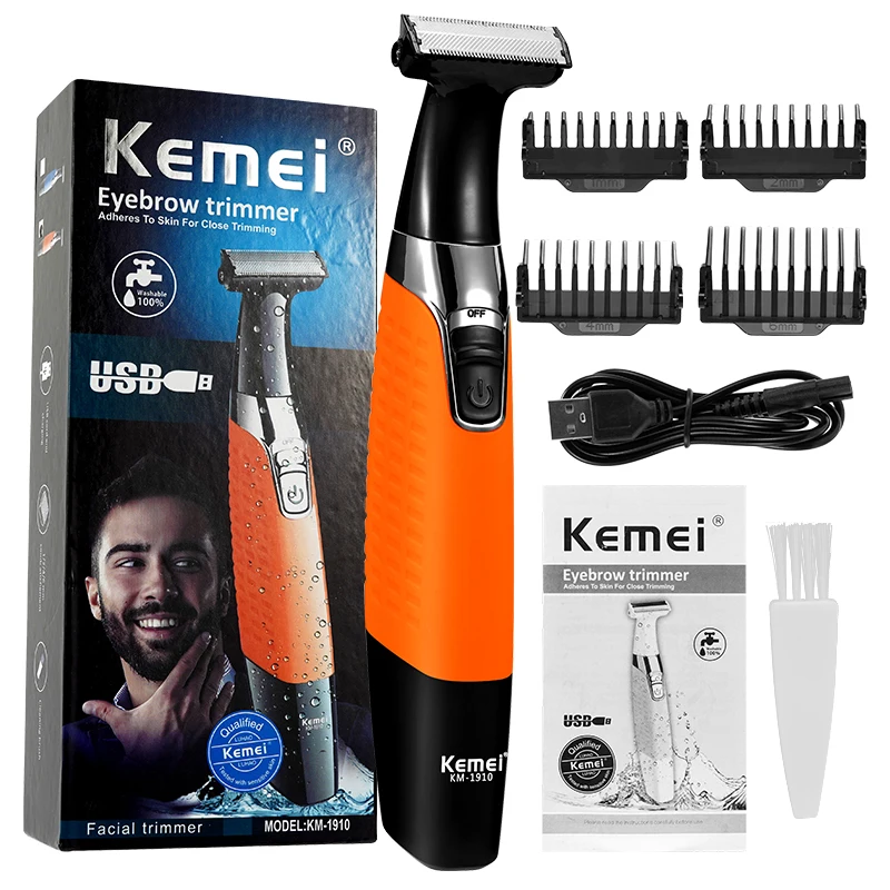 

Men's Electric Shaver Rechargeable Beard Trimmer Waterproof Shaver Portable Professional Body Shaver Bald Hair Clipper Razor