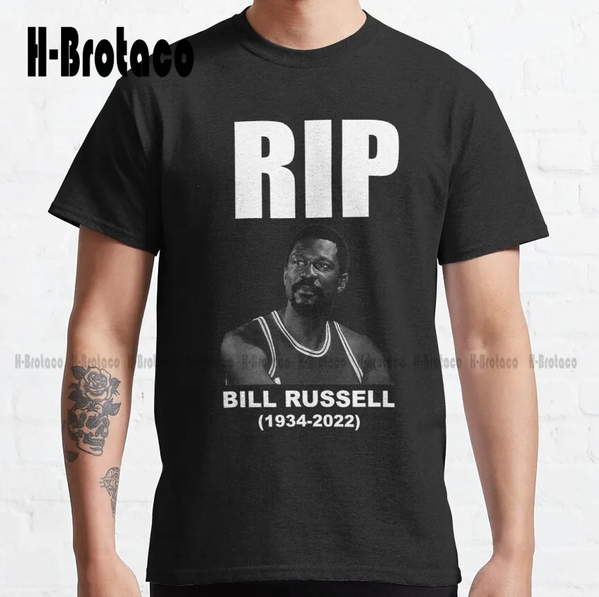 

Рип Билл Рассел легенда, Рип Билл Рассел, 1934-2022, легенда Рип Билл Рассел-рип Билл Рассел Легенды никогда не умирает футболка