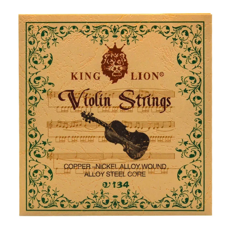 Струна для скрипки King Lion 10 комплектов с обмоткой из медно-никелевого сплава
