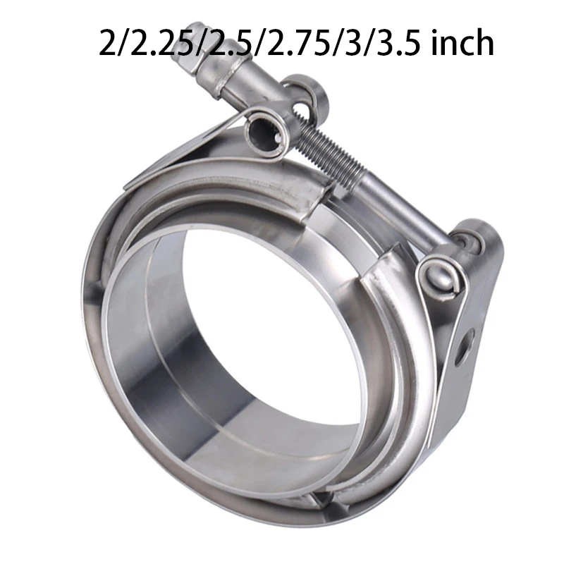 

СТАНДАРТНЫЙ V-образный зажим из нержавеющей стали 2/2, 25/2, 5/2, 75/3/3, 5 дюймов, антикоррозийный, мужской, женский, фланец в сборе, автомобильные акс...