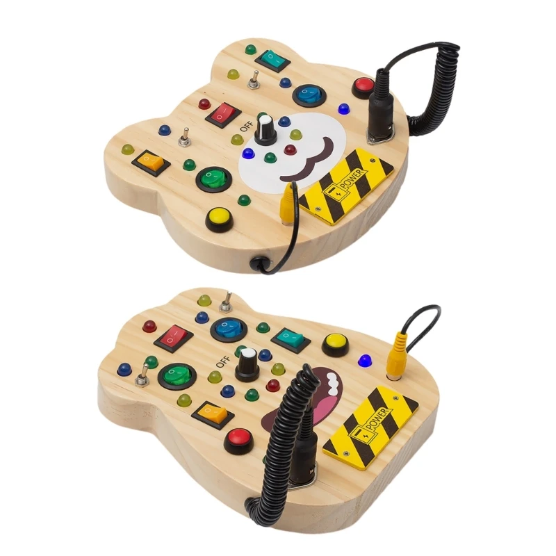 

Игрушечная доска Монтессори, переключатель навыков, обучающая портативная игрушка для детей ясельного возраста