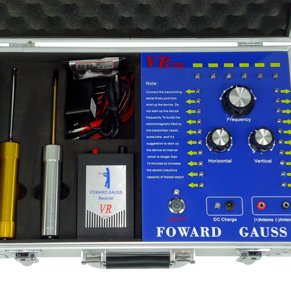 VR9000 FOWARD GAUSS Подземный металлоискатель VR-9000 Большой радиус действия Золото