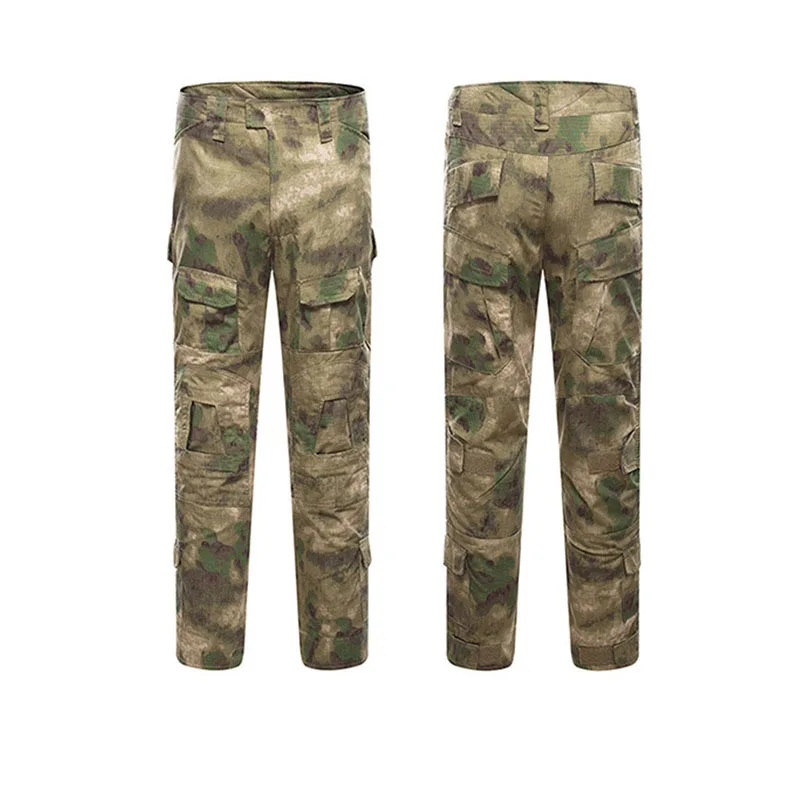 2022 Men's frog pants Men American training sturdy wearable camouflage multi-functional tactical pants Male Multi pockets