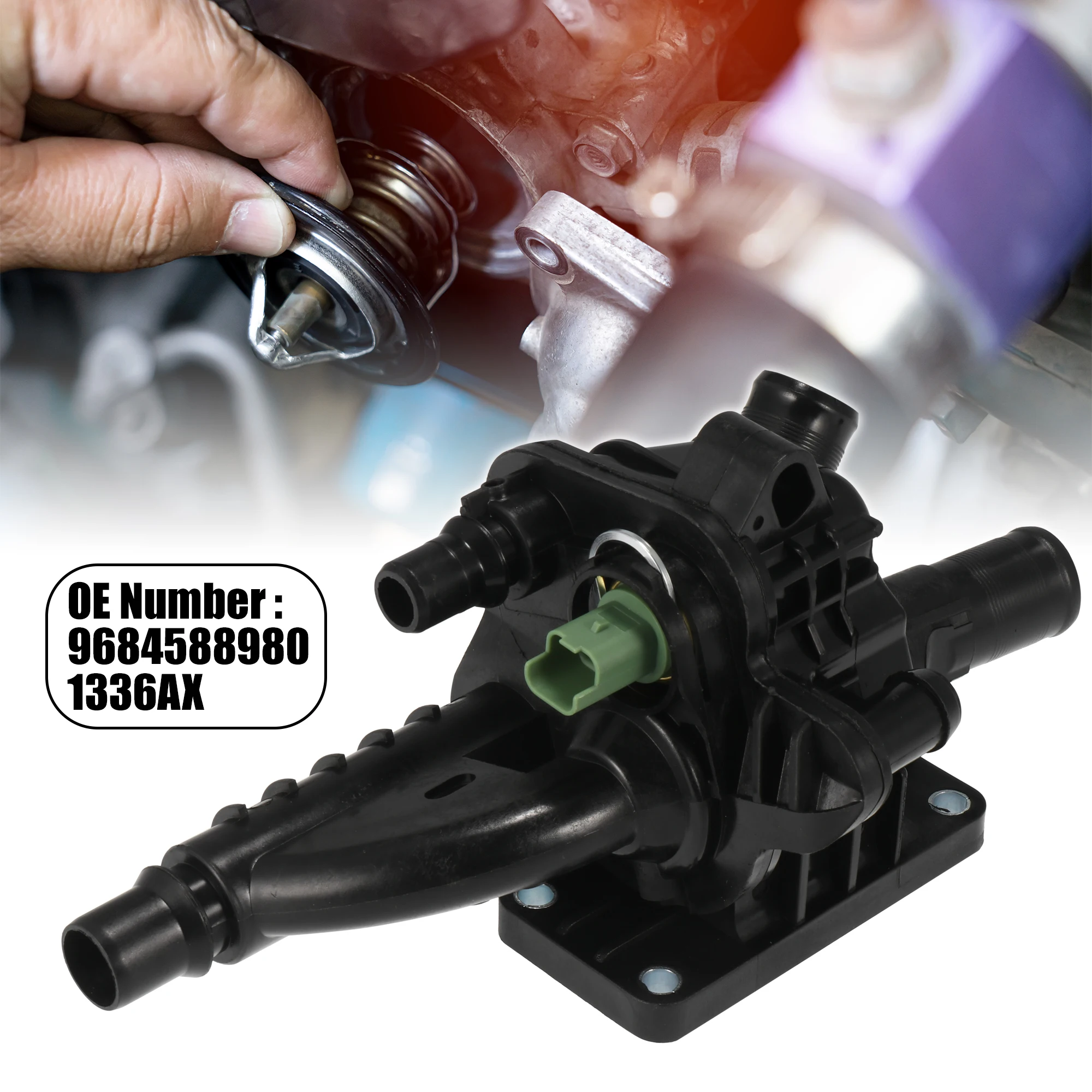 X Autohaux корпус термостата для автомобильных двигателей 9684588980 1336AX Peugeot 207 208 308 508 2008