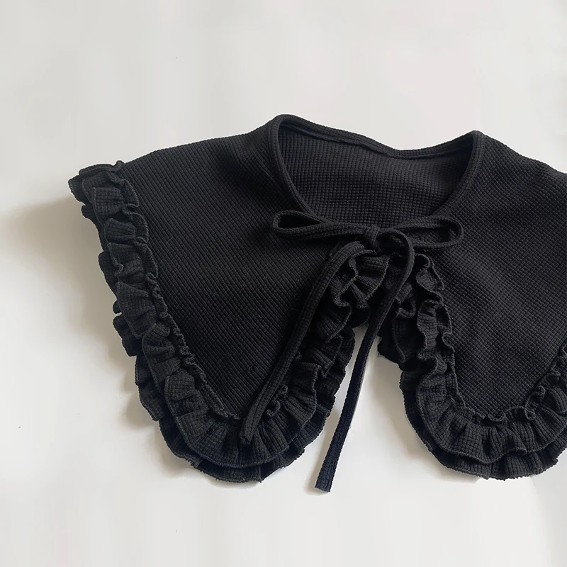 Съемный воротник женские деревянные украшения для ушей молодой куклы свитер с