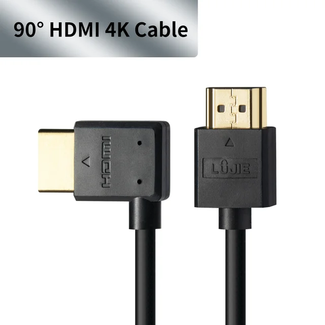 Famende HDMI Cable 90 Degree Angle 4K 