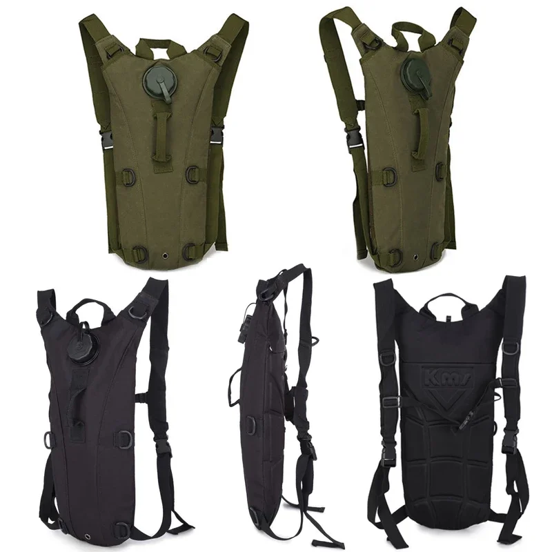 Mochila táctica de hidratación para hombre y mujer, bolsa de agua militar para correr al aire libre, ciclismo y Camping, 3L, novedad