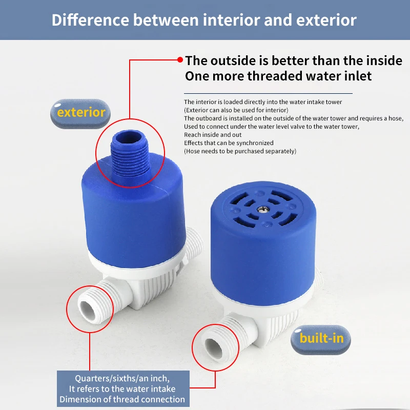 1/2 &quot3/4&quot автоматический клапан контроля уровня воды поплавковый шаровой бак